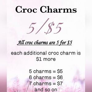 5/$5 Croc Charms